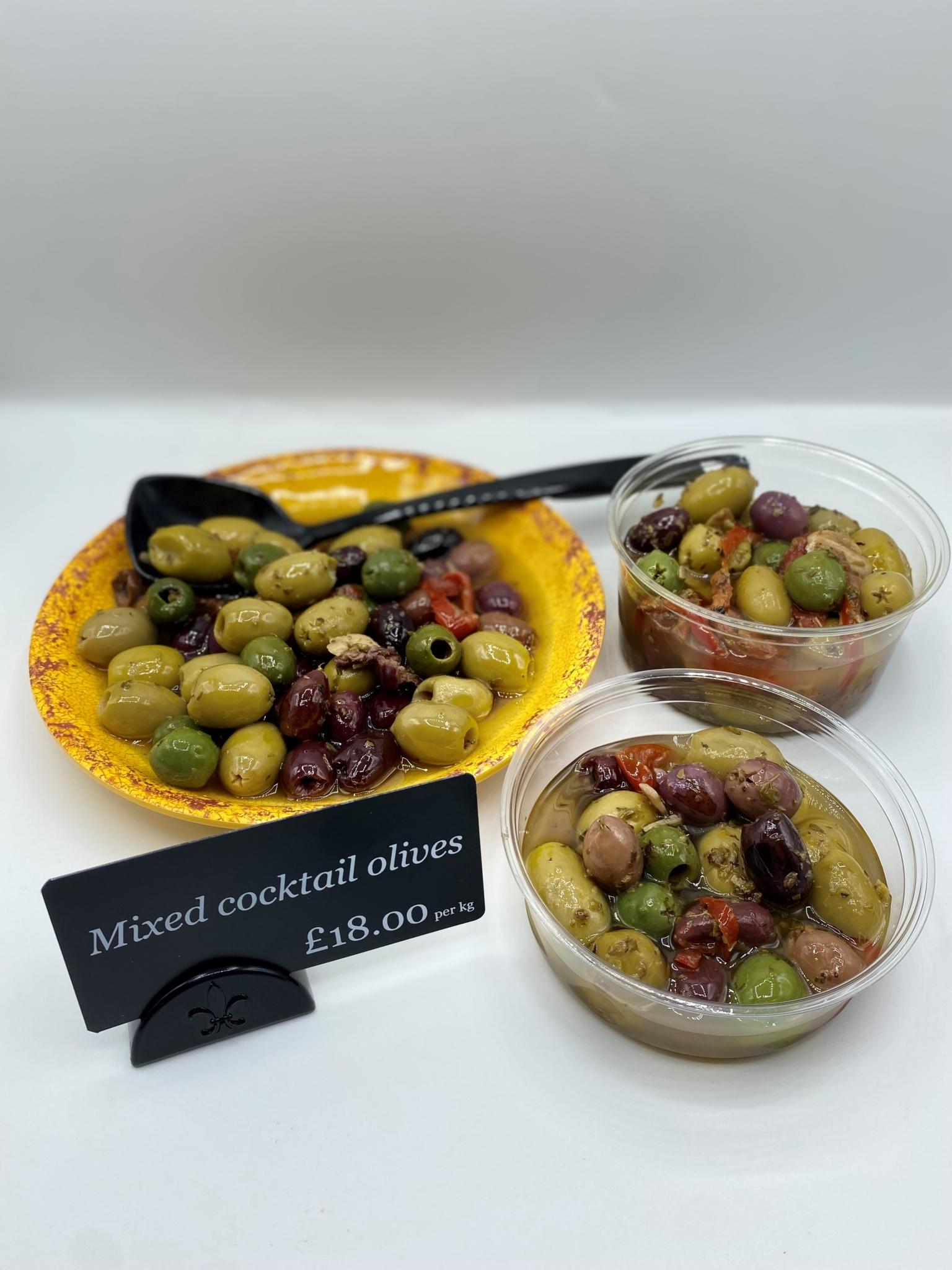 Mixed Cocktail Olives – Millins of Tiptree